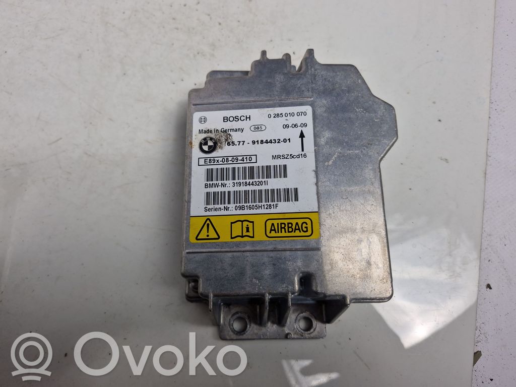 Module de contrôle airbag   9184432,0285010070,31918443201L