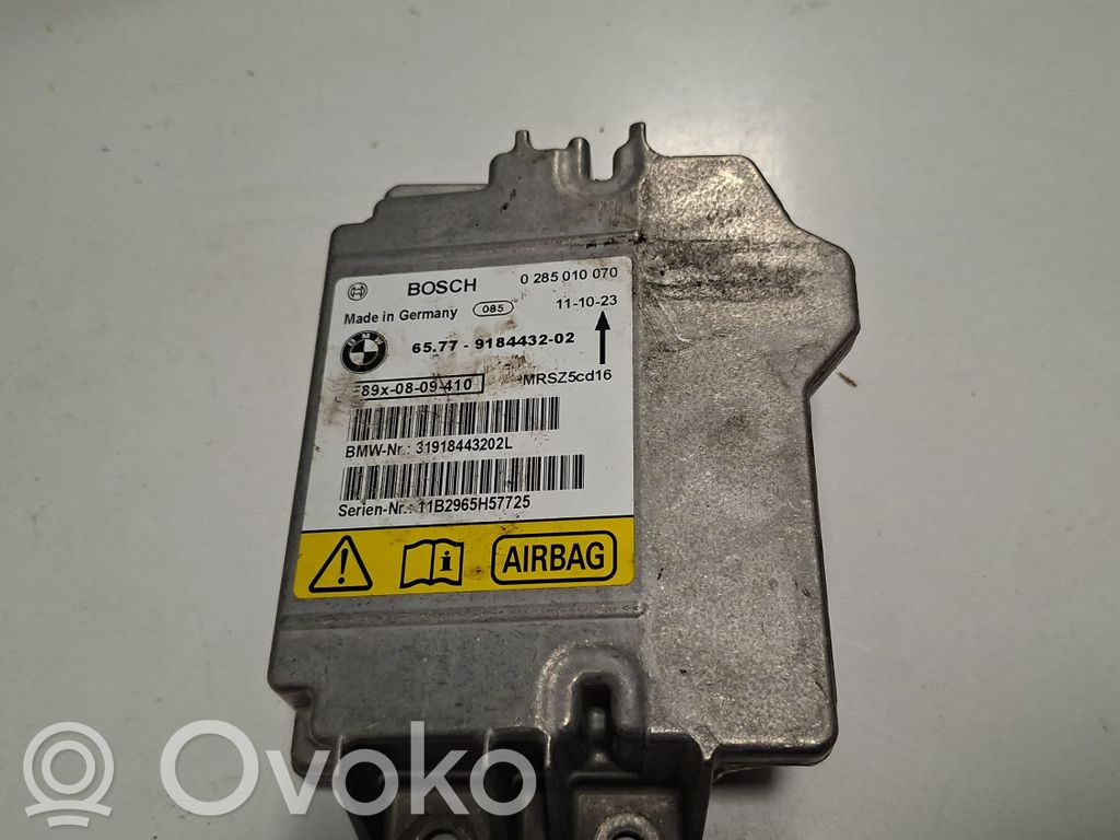 Turvatyynyn ohjainlaite/moduuli   9184432,0285010070,31918443202L,MRSZ5CG16
