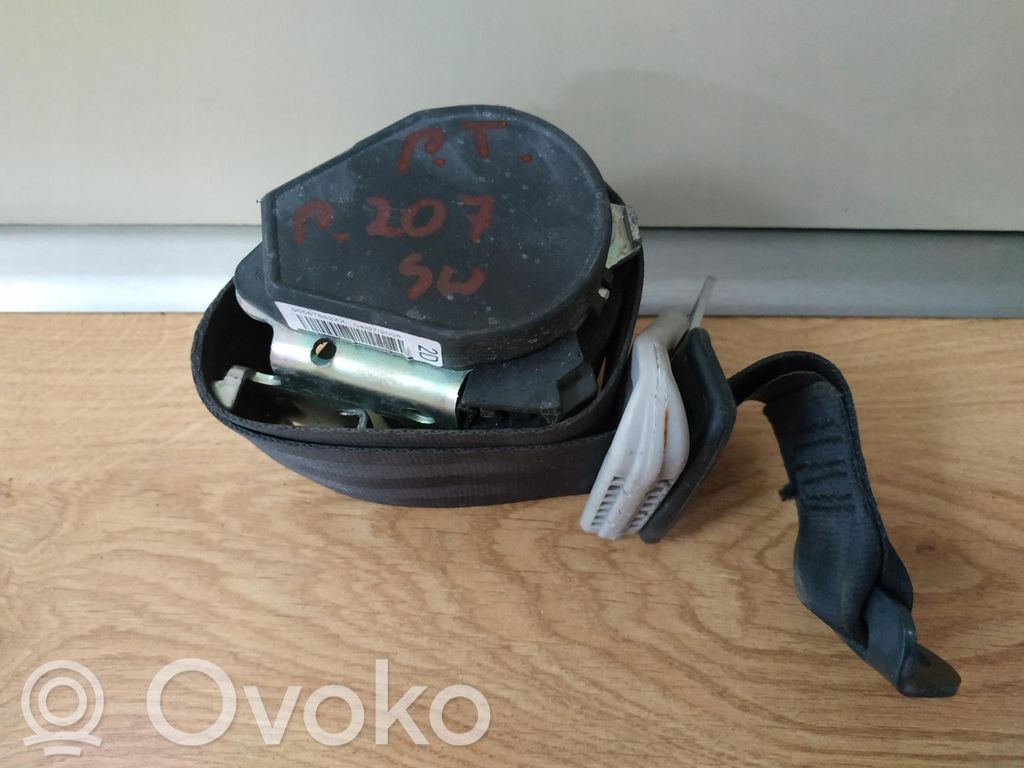Peugeot 207 Prowadnica pasa bezpieczeństwa 