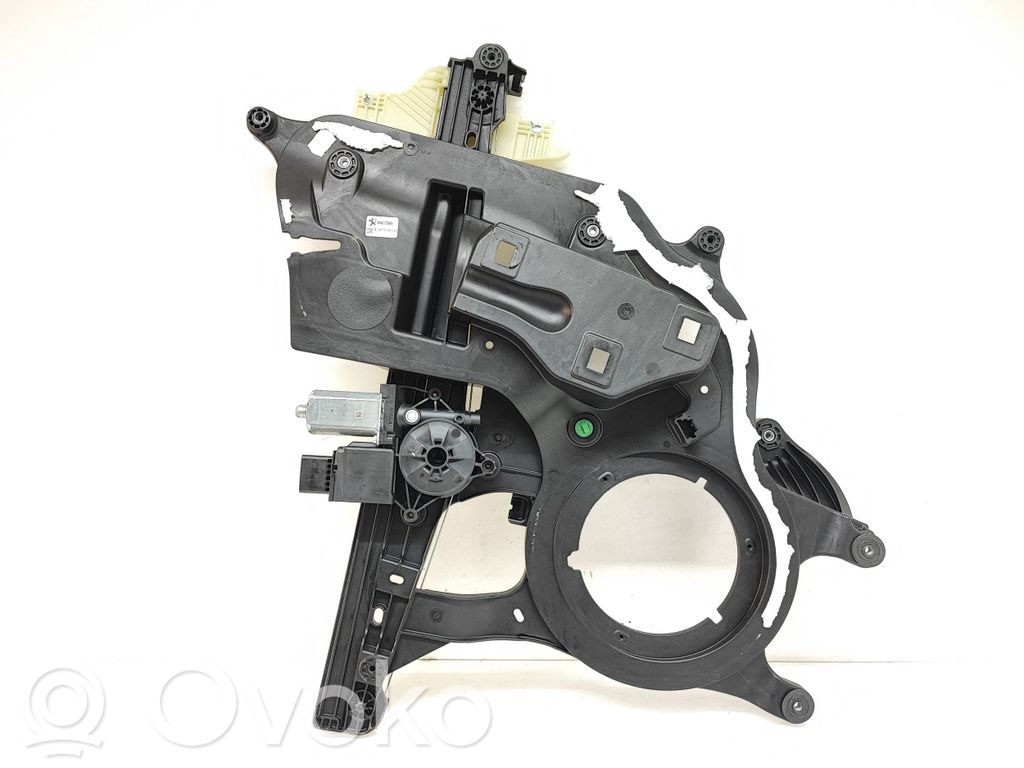 Peugeot Partner III Front door window regulator with motor 