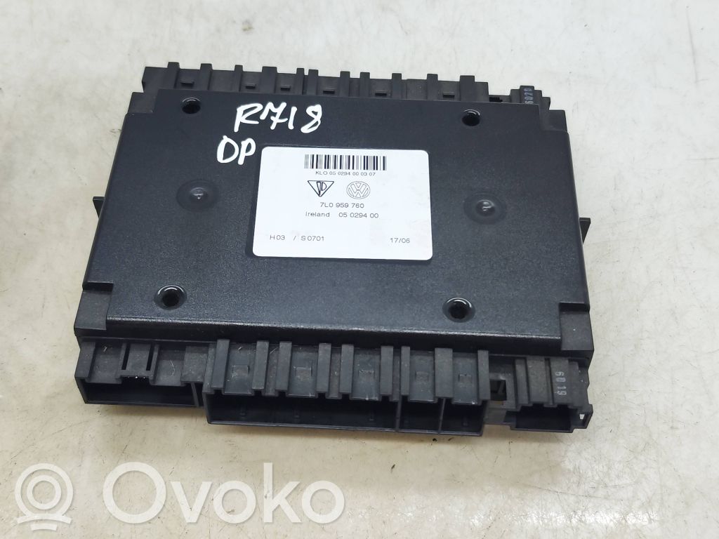 Porsche Cayenne (9PA) Module de commande de siège 