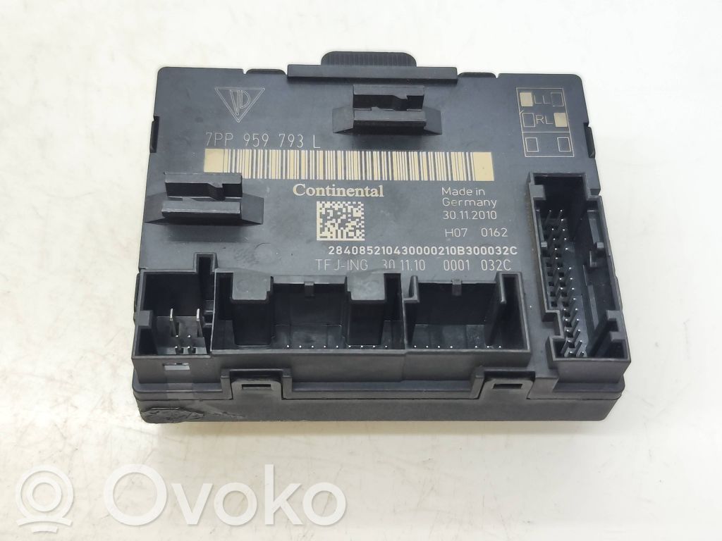 Porsche Cayenne (92A) Unité de commande module de porte 