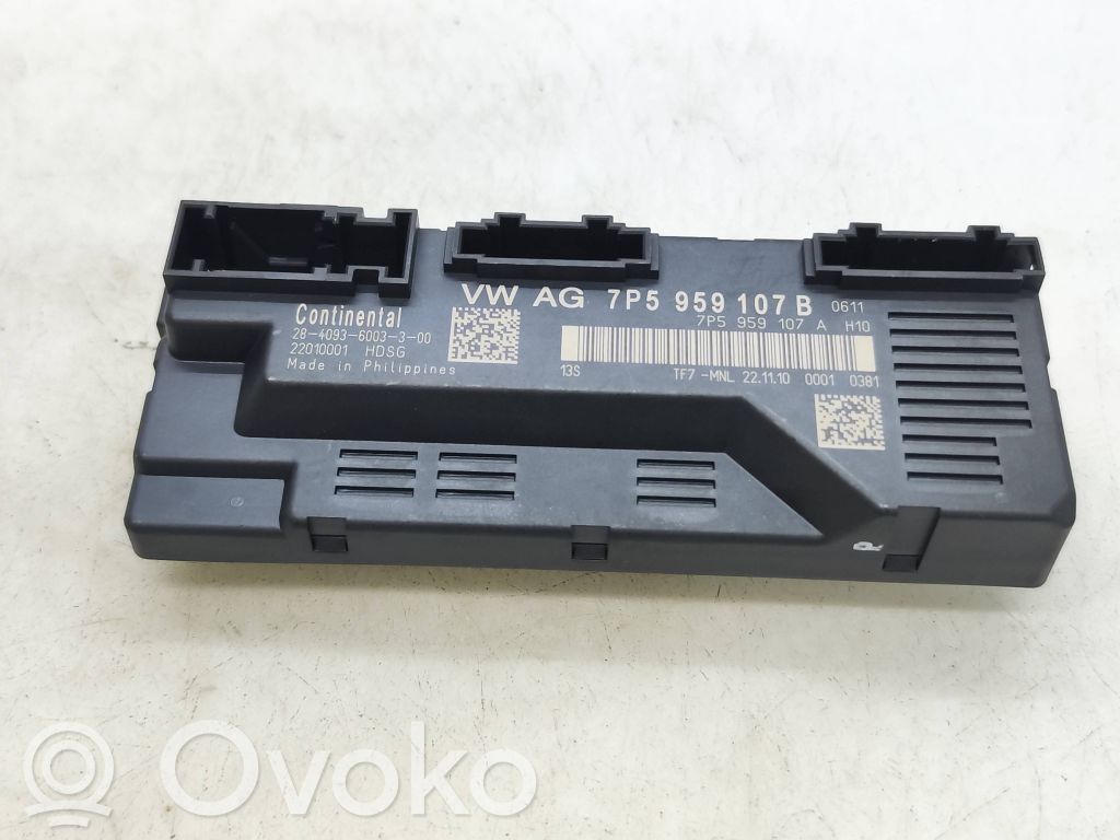 Porsche Cayenne (92A) Tailgate/trunk control unit/module 