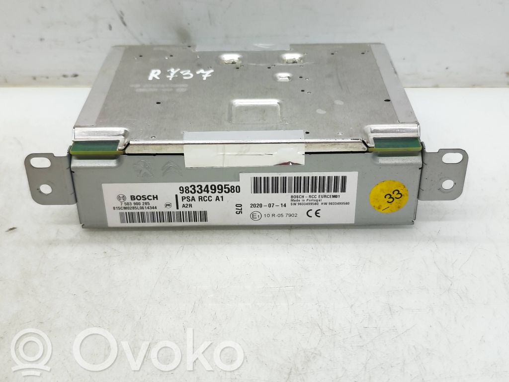 Citroen Jumpy Panel / Radioodtwarzacz CD/DVD/GPS 