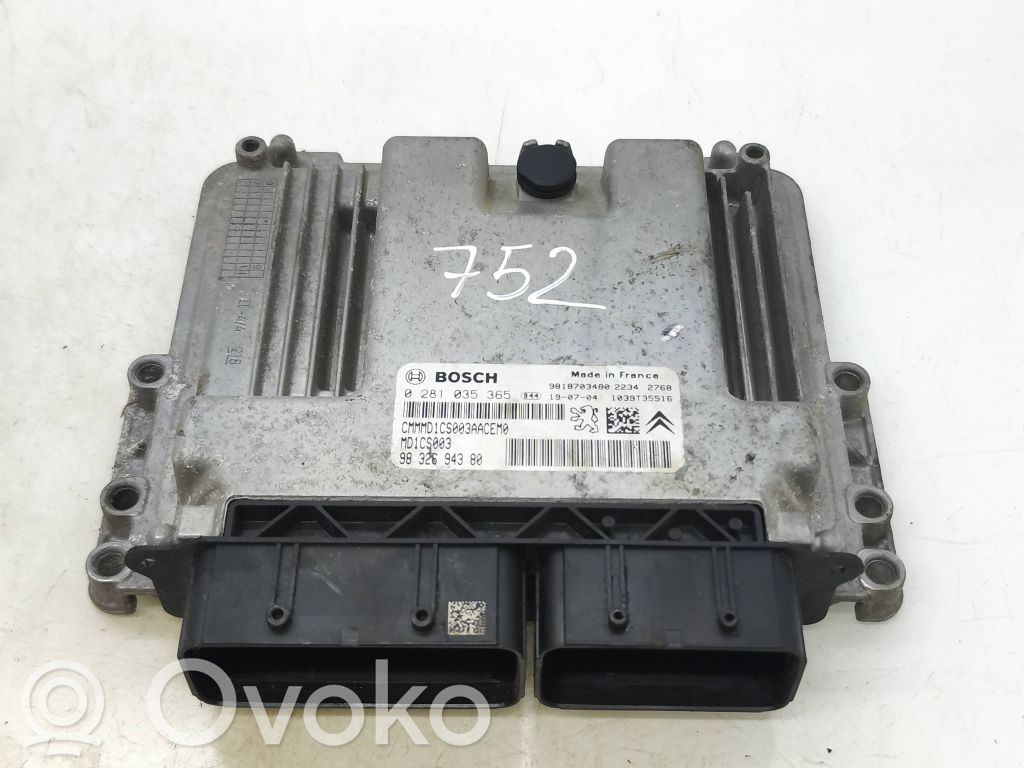 Peugeot Partner III Unitate/modul de control motor 