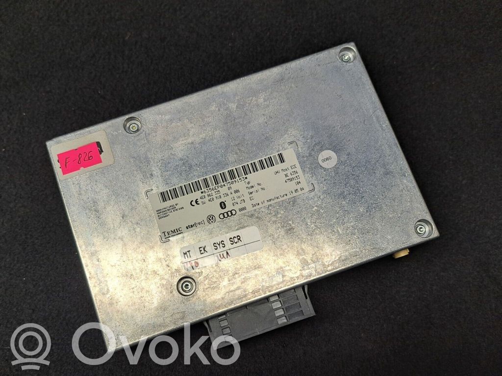 Audi A8 S8 D3 4E Unidad de control/módulo de bluetooth 