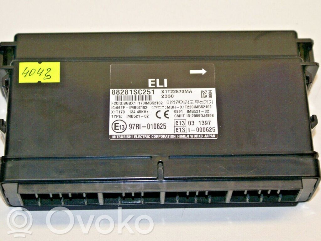 Subaru Forester SH Engine control unit/module ECU 