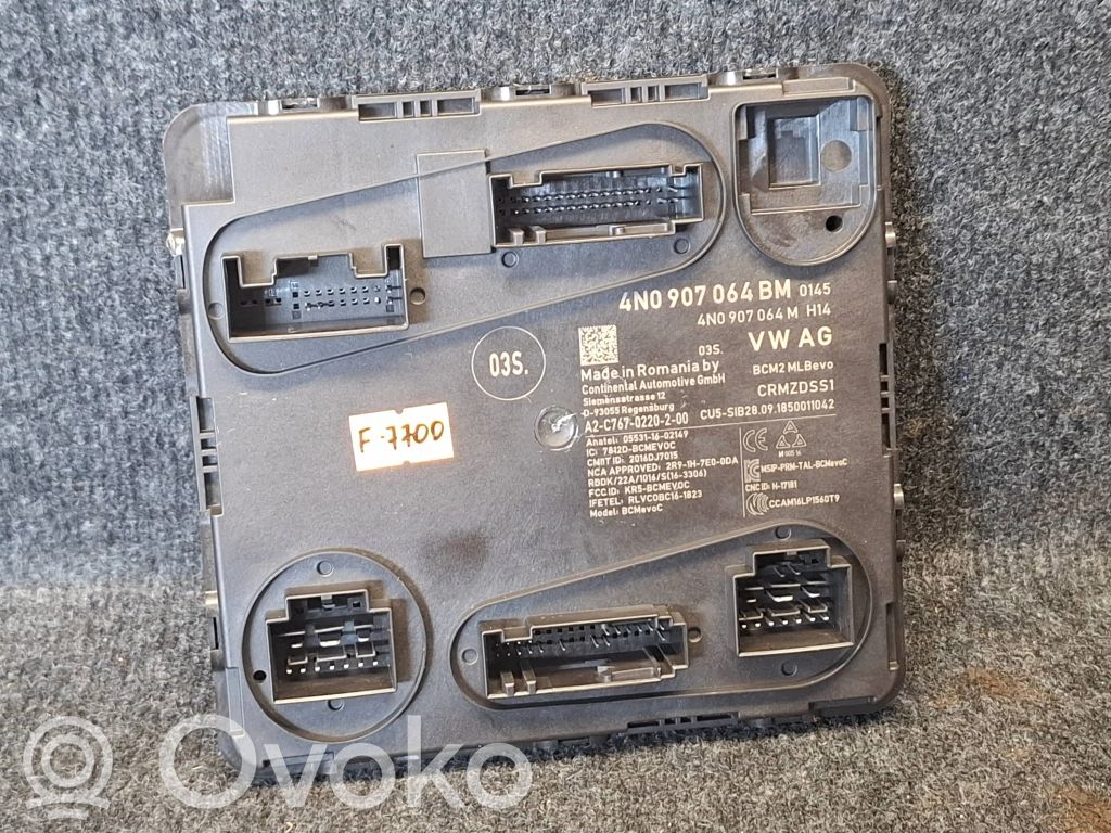 Audi A6 S6 C8 4K Moduł / Sterownik komfortu 