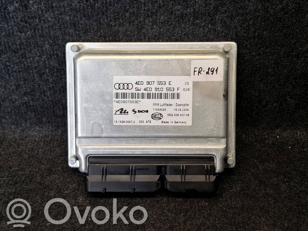 Audi A8 S8 D3 4E Module de commande suspension 