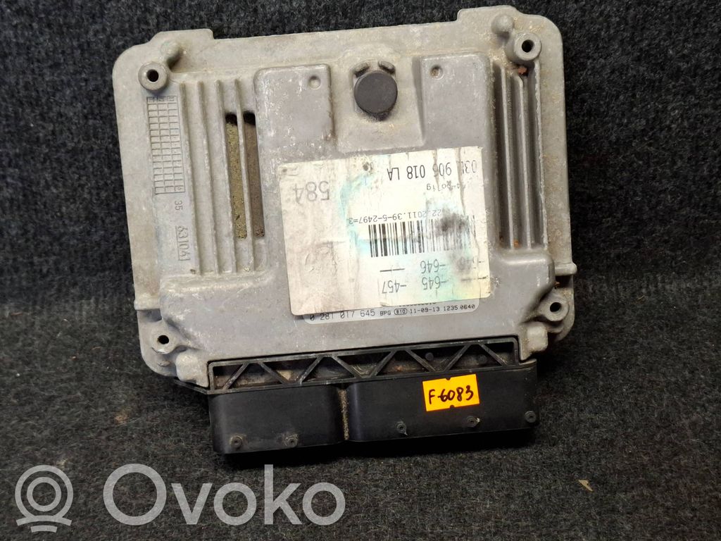 Engine control unit/module   03L906018LA,0281017645