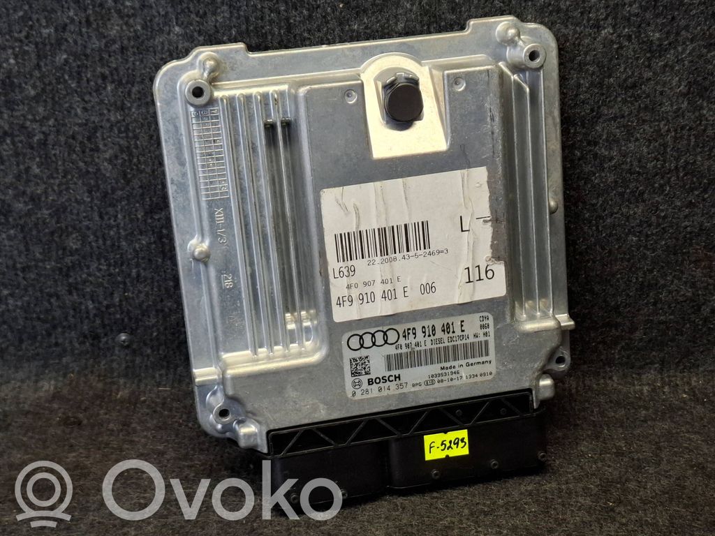 Engine control unit/module   4F9910401E,4F0907401E,0281014357