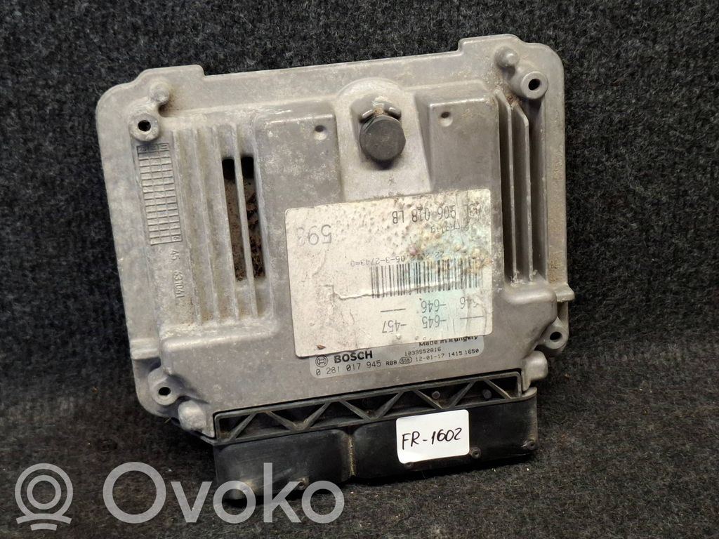 Engine control unit/module   03L906018LB,0281017945