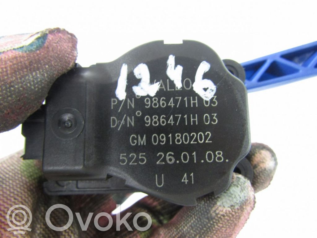 Opel Vectra C Silniczek nagrzewnicy 