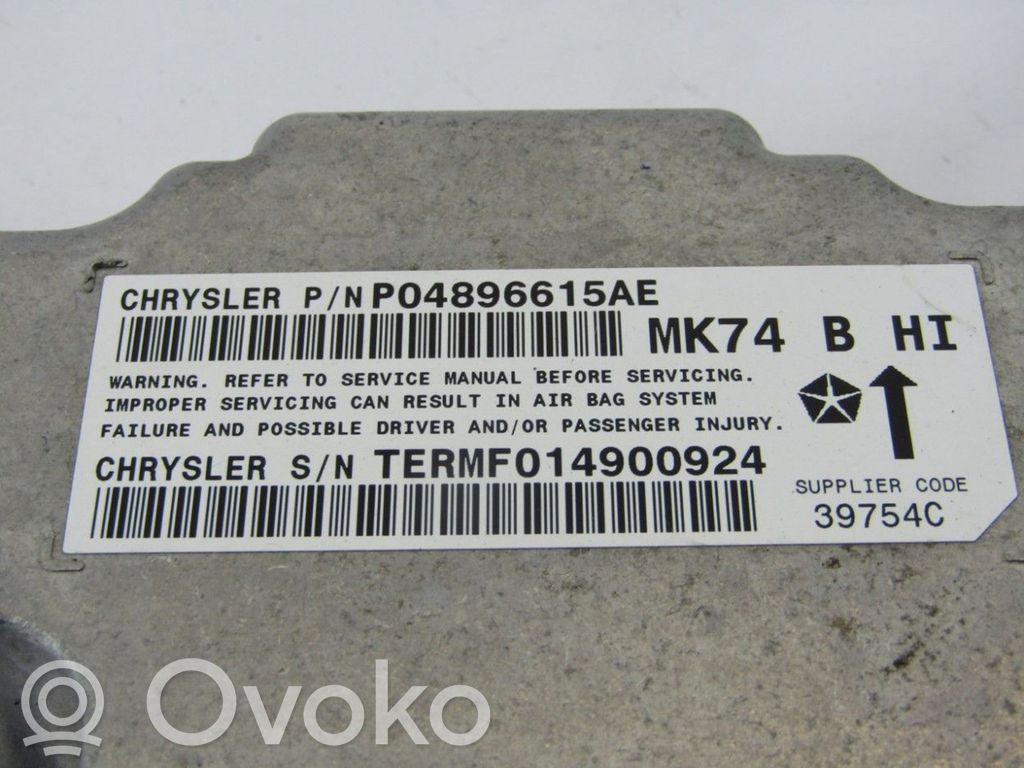 Jeep Patriot Airbag control unit/module 