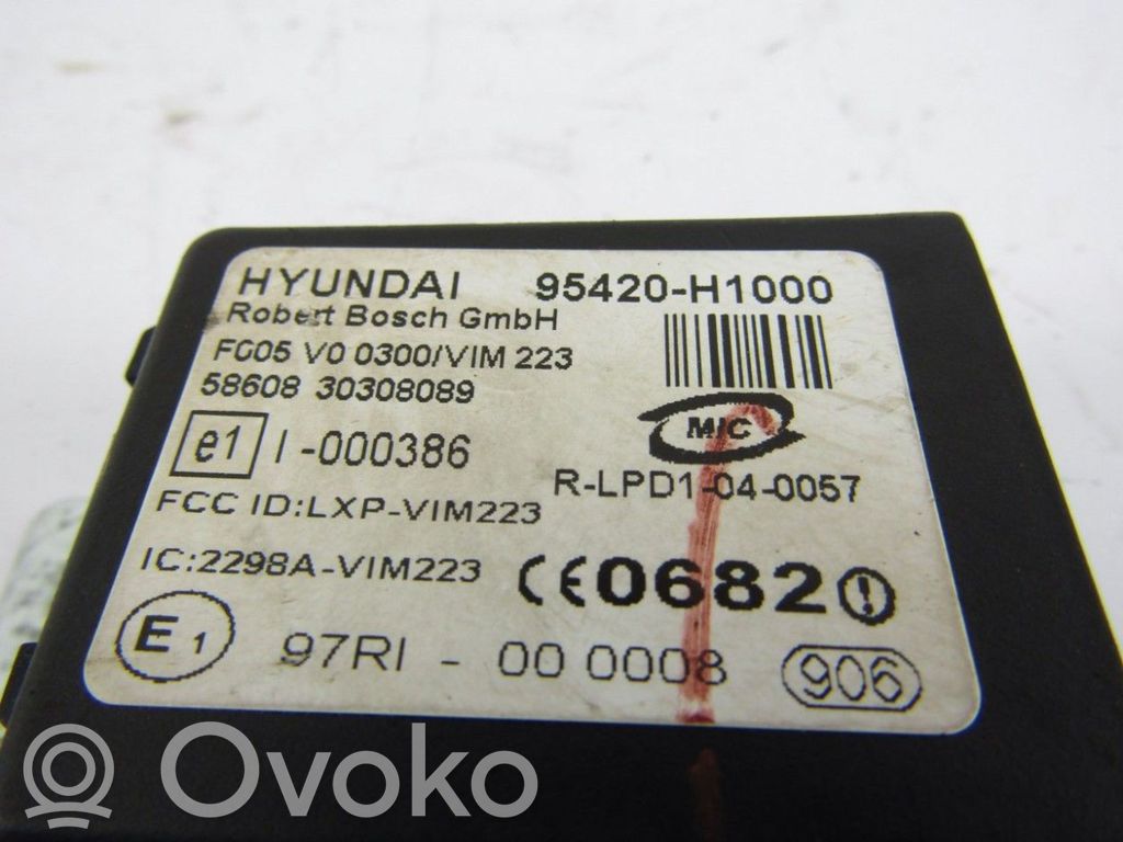 Immobilizer control unit/module   95420H1000,30308089,58608