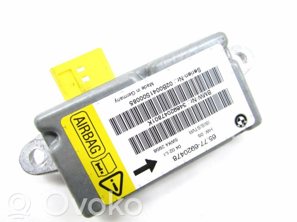 Airbag deployment crash/impact sensor   65776920478,34692047801K,6920478