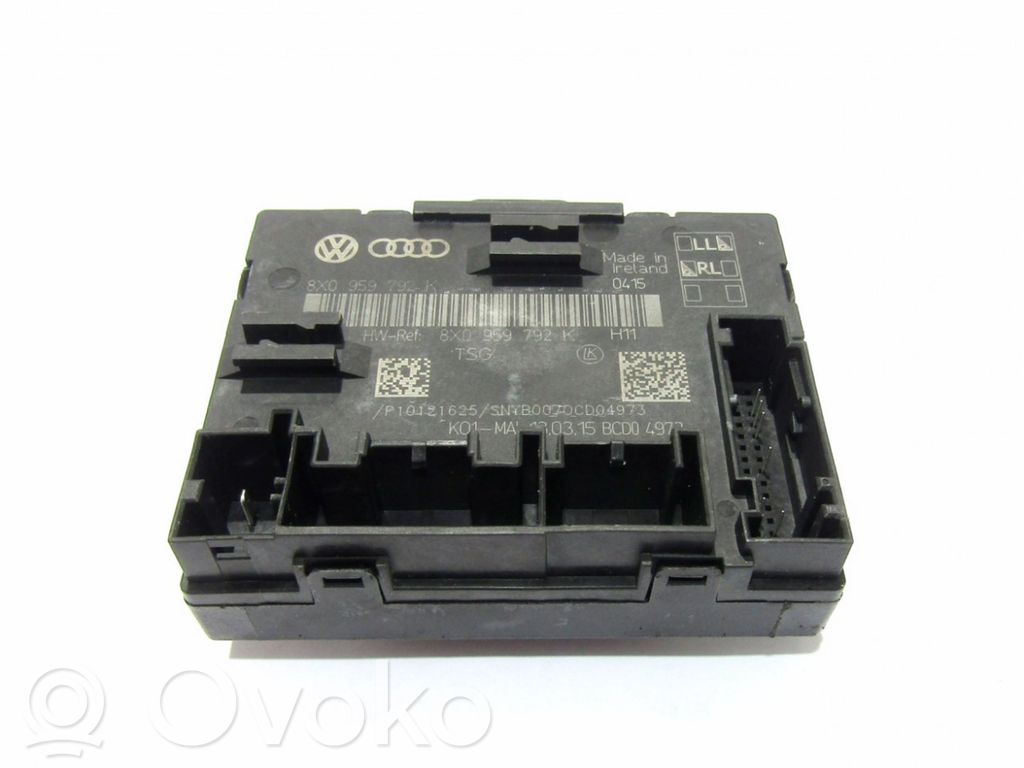 Other control units/modules   8X0959792K