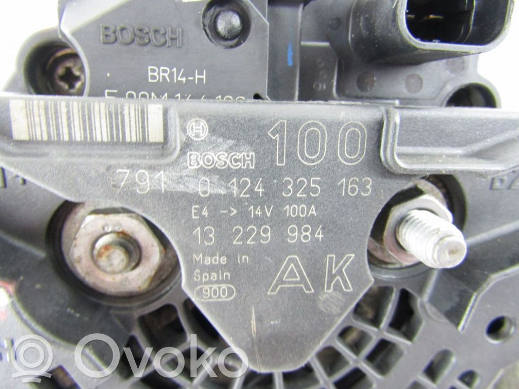 Alternator   0124325163,13229984