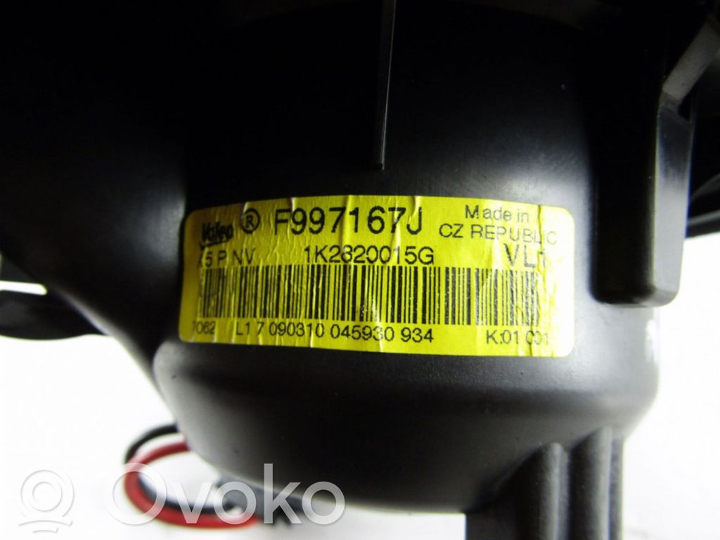 Skoda Yeti (5L) Ventola riscaldamento/ventilatore abitacolo 