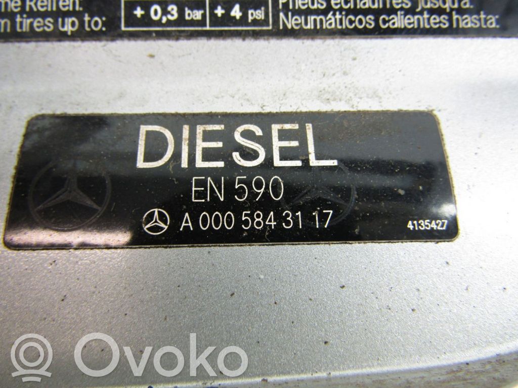 Mercedes-Benz A W169 Bușon rezervor