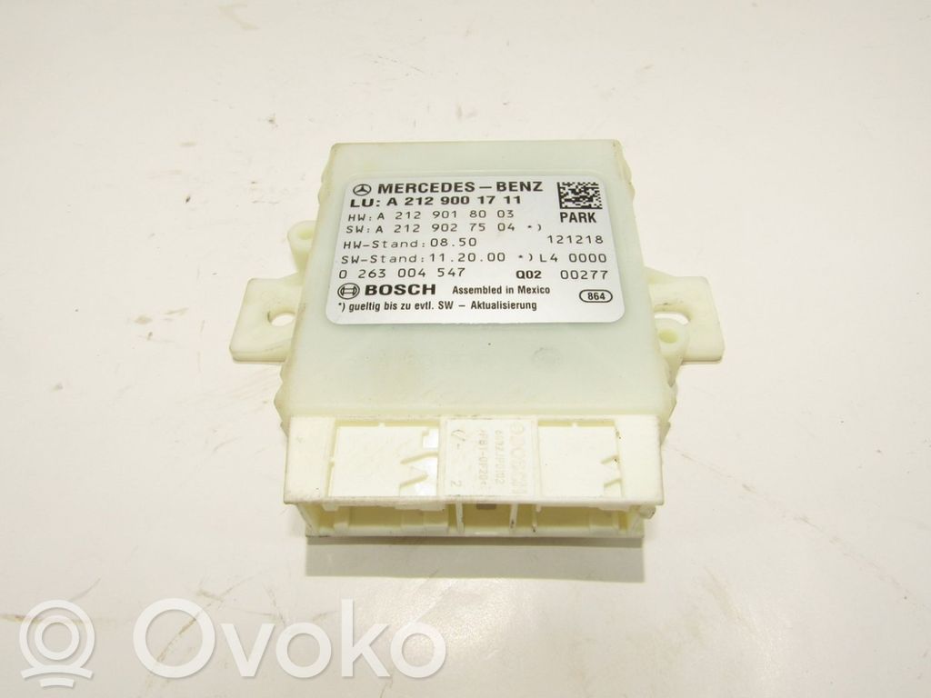 Pysäköintitutkan (PCD) ohjainlaite/moduuli   A2129018003,A2129001711