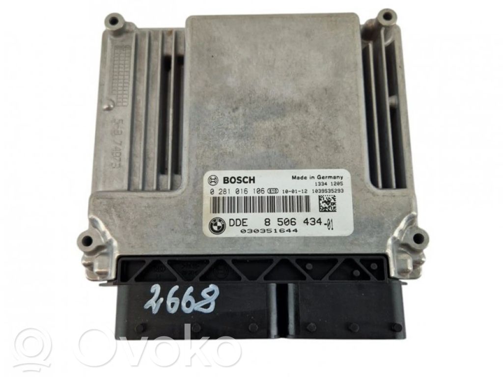 Engine control unit/module   0281016106,8506434,850643401
