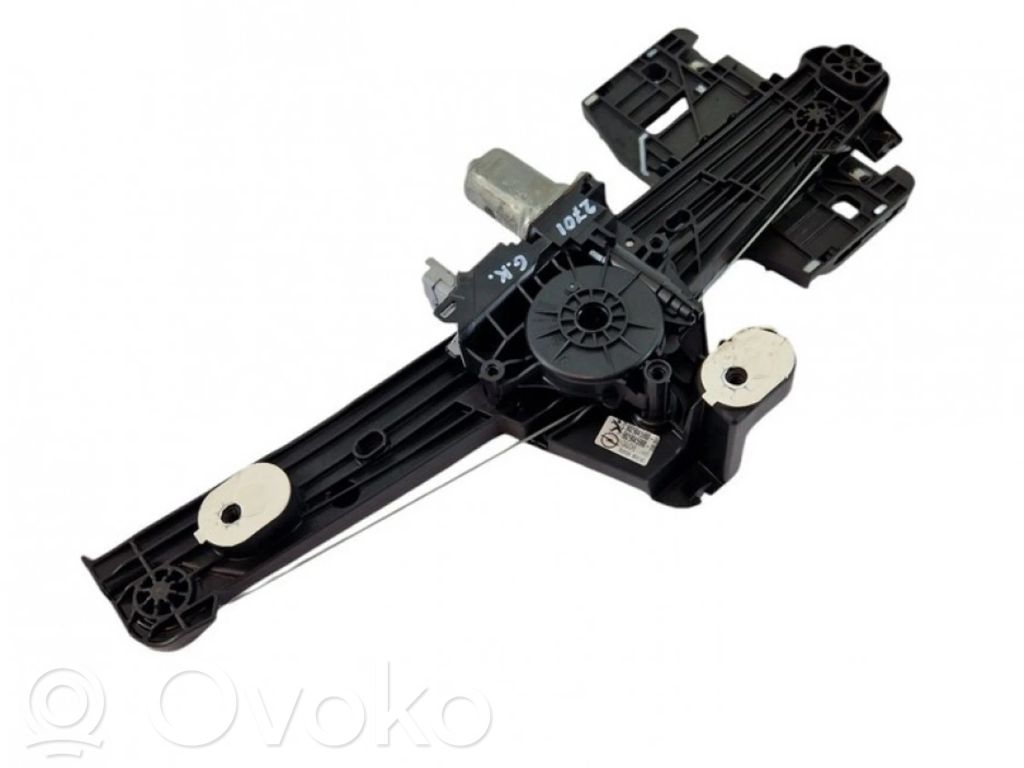Opel Corsa F Mechanizm podnoszenia szyby tylnej bez silnika 