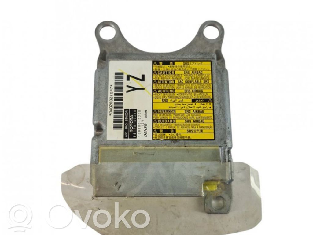 Toyota Prius (XW30) Sterownik / Moduł Airbag 