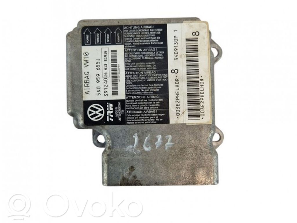 Module de contrôle airbag   5N0959655J,391240