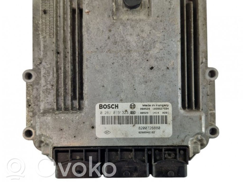 Moottorin ohjainlaite/moduuli   0281015323,1039S27594,8200726880