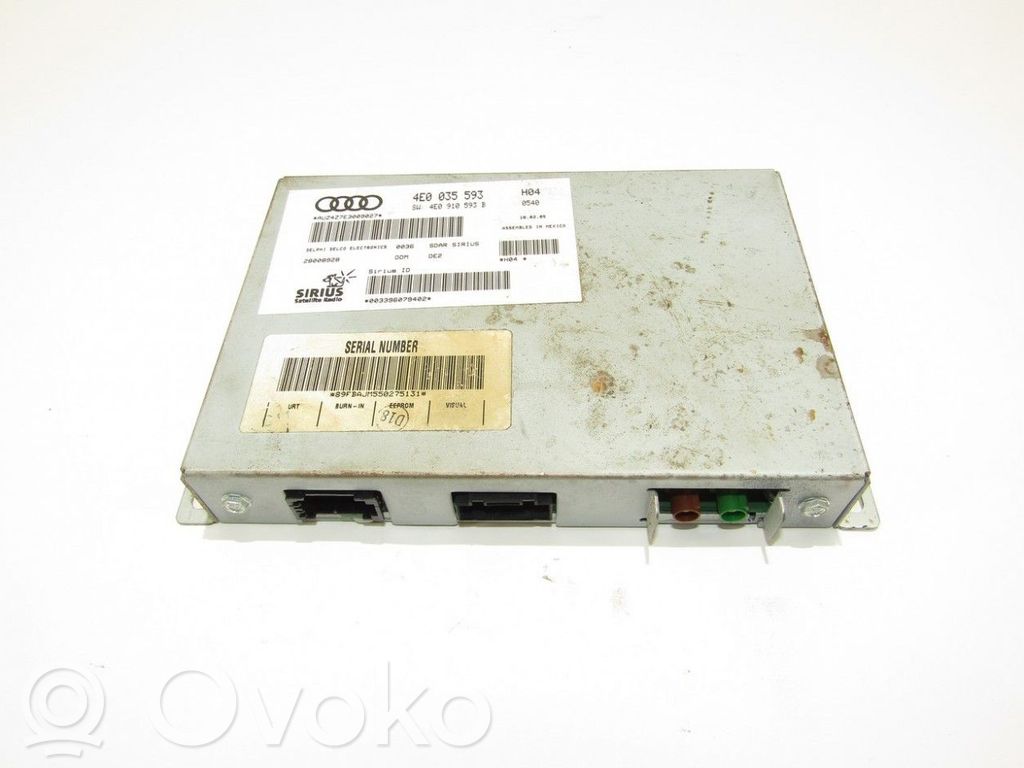 Unidad central de control multimedia   4E0035593