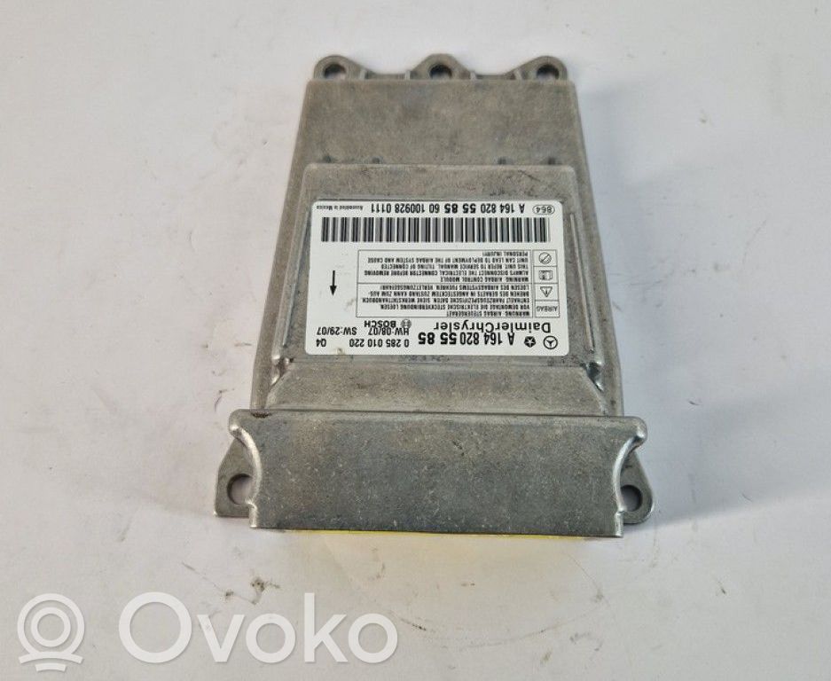 Mercedes-Benz ML W164 Unitate/modul de comandă airbaguri 