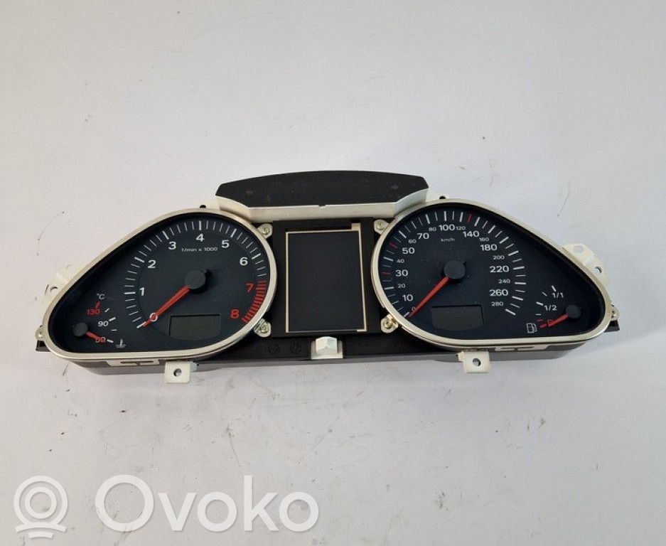 Audi A6 S6 C6 4F Speedometer (instrument cluster) 