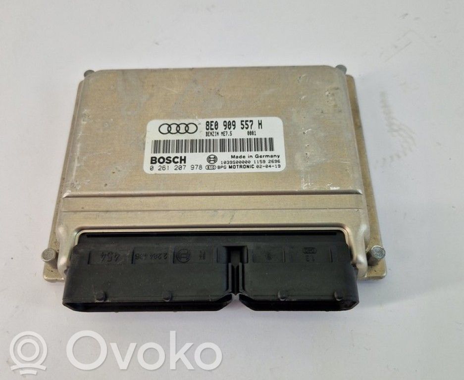 Audi A4 S4 B6 8E 8H Calculateur moteur ECU 