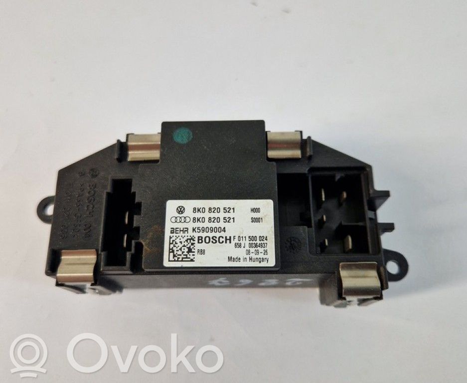 Audi A4 S4 B8 8K Relè ventola riscaldamento