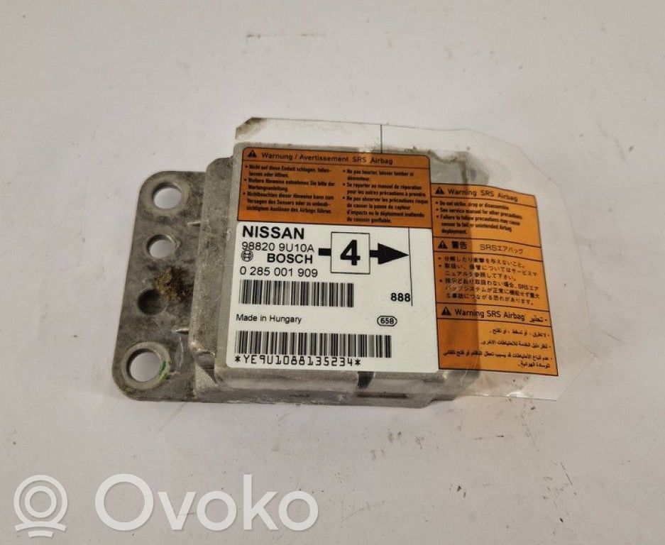 Airbag control unit/module   988209U10A,988209U10A,988209U10A,028001909