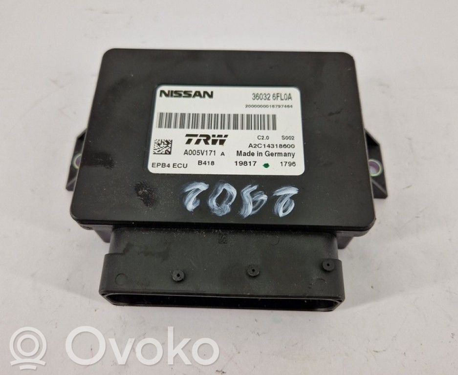 Nissan Qashqai Module de commande de frein à main 