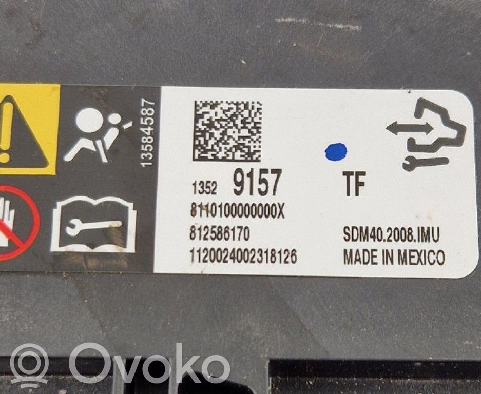 Opel Insignia B Module de contrôle airbag 