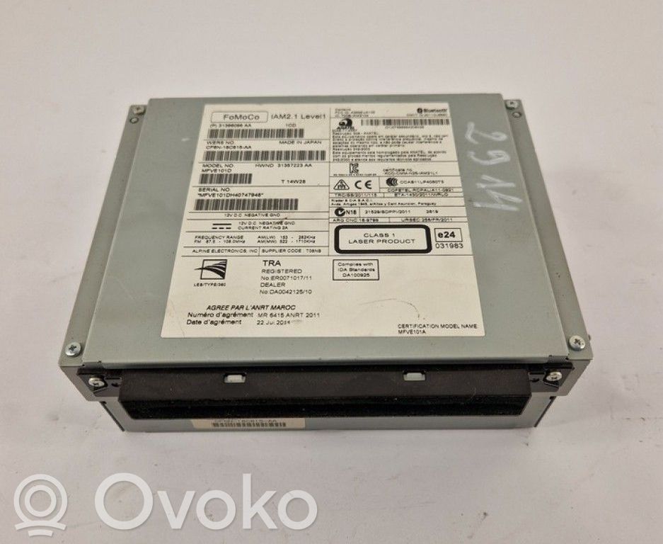 Panel / Radioodtwarzacz CD/DVD/GPS   31396096AA,31396096AA,31396096AA,CF6N18C815AA