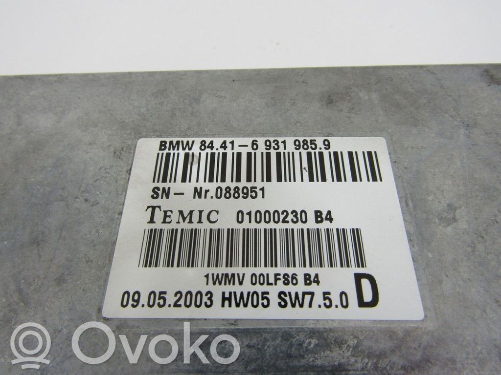BMW 7 E65 E66 Module unité de contrôle Bluetooth 