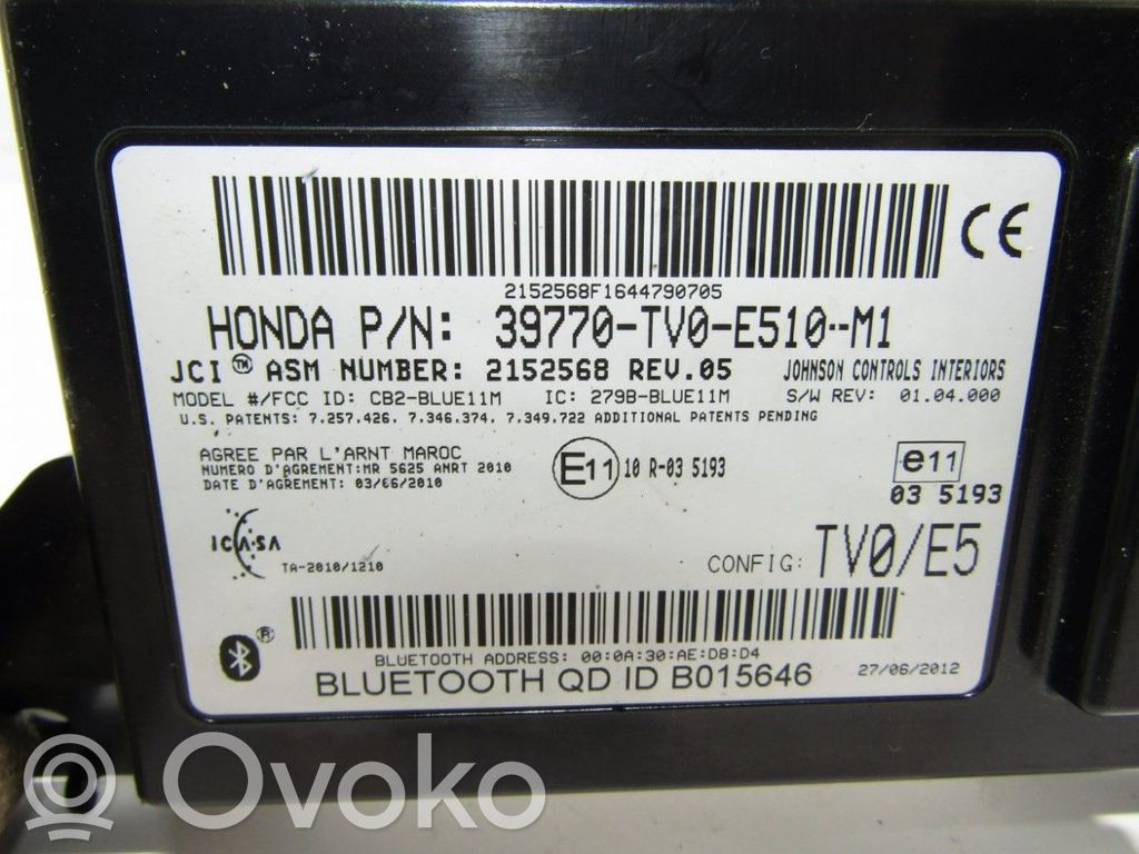 Honda Civic IX Bluetooth modulis 