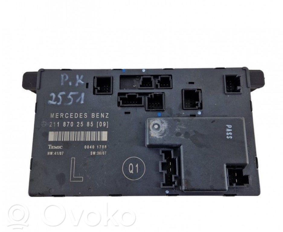 Mercedes-Benz E W211 Door control unit/module 
