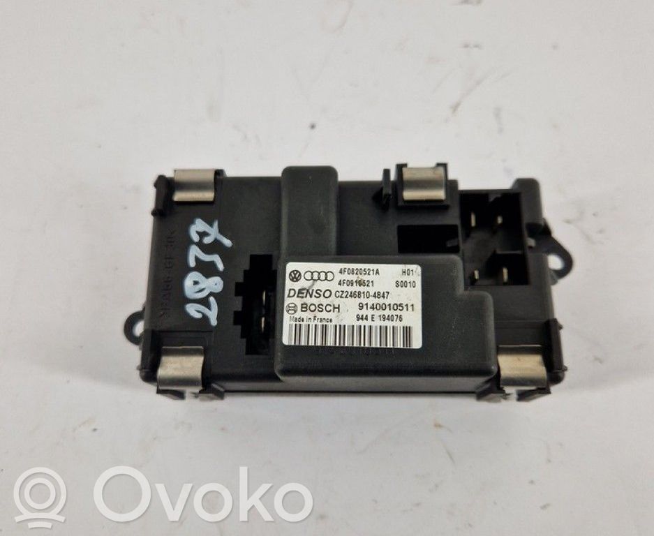 Audi A6 S6 C6 4F Relais de commande ventilateur chauffage 
