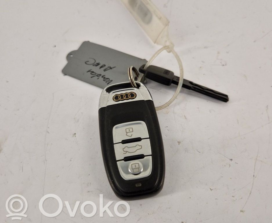 Audi A4 S4 B8 8K Ключ / карточка зажигания 