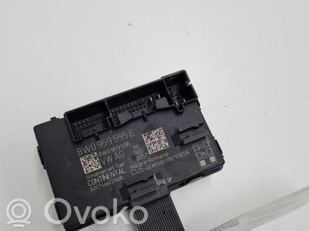 Unité de commande module de porte   8W0959595E,8W0959595