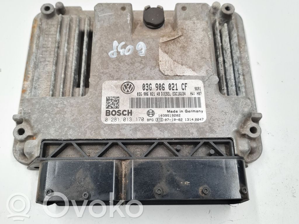 Volkswagen Eos Variklio valdymo blokas 