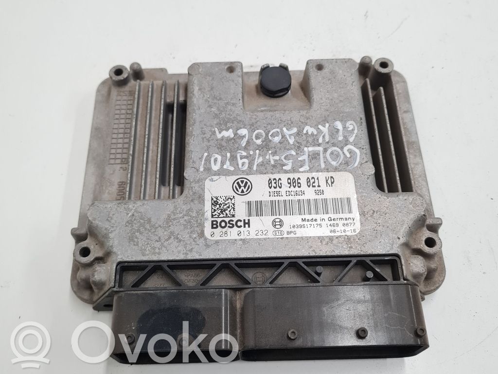 Volkswagen Golf Plus Engine control unit/module 