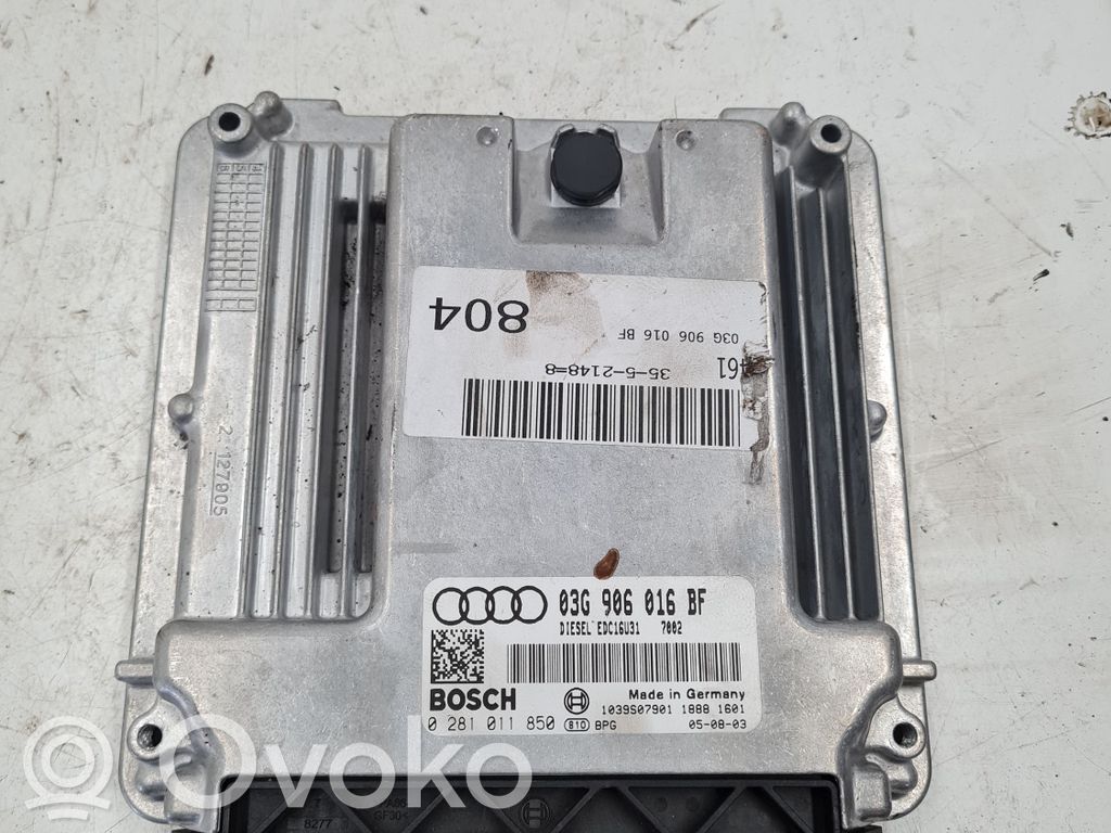 Engine control unit/module   03G906016BF,0281011850