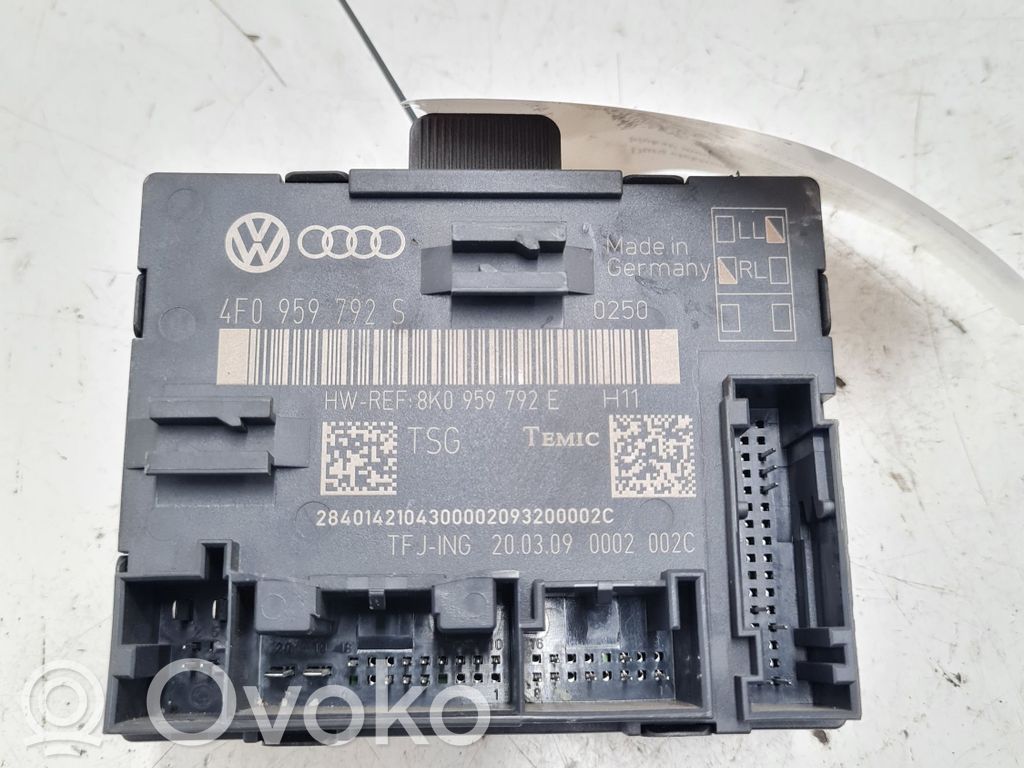 Audi A6 S6 C6 4F Door control unit/module 