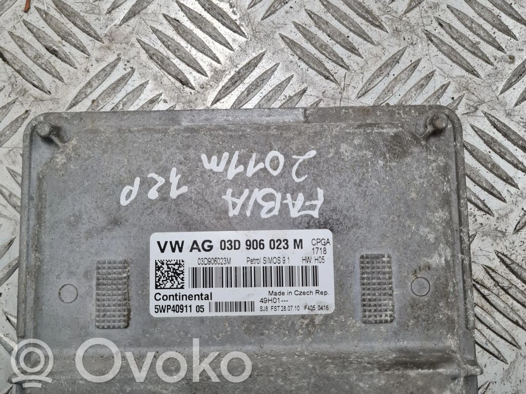 Skoda Fabia Mk2 (5J) Engine control unit/module 